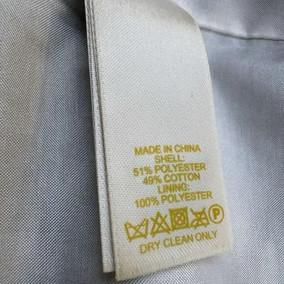 Kate Spade Bubble Skirt Sz 4 Navy Blue & White Lace Lined The Rules With Pockets - Picture 13 of 16